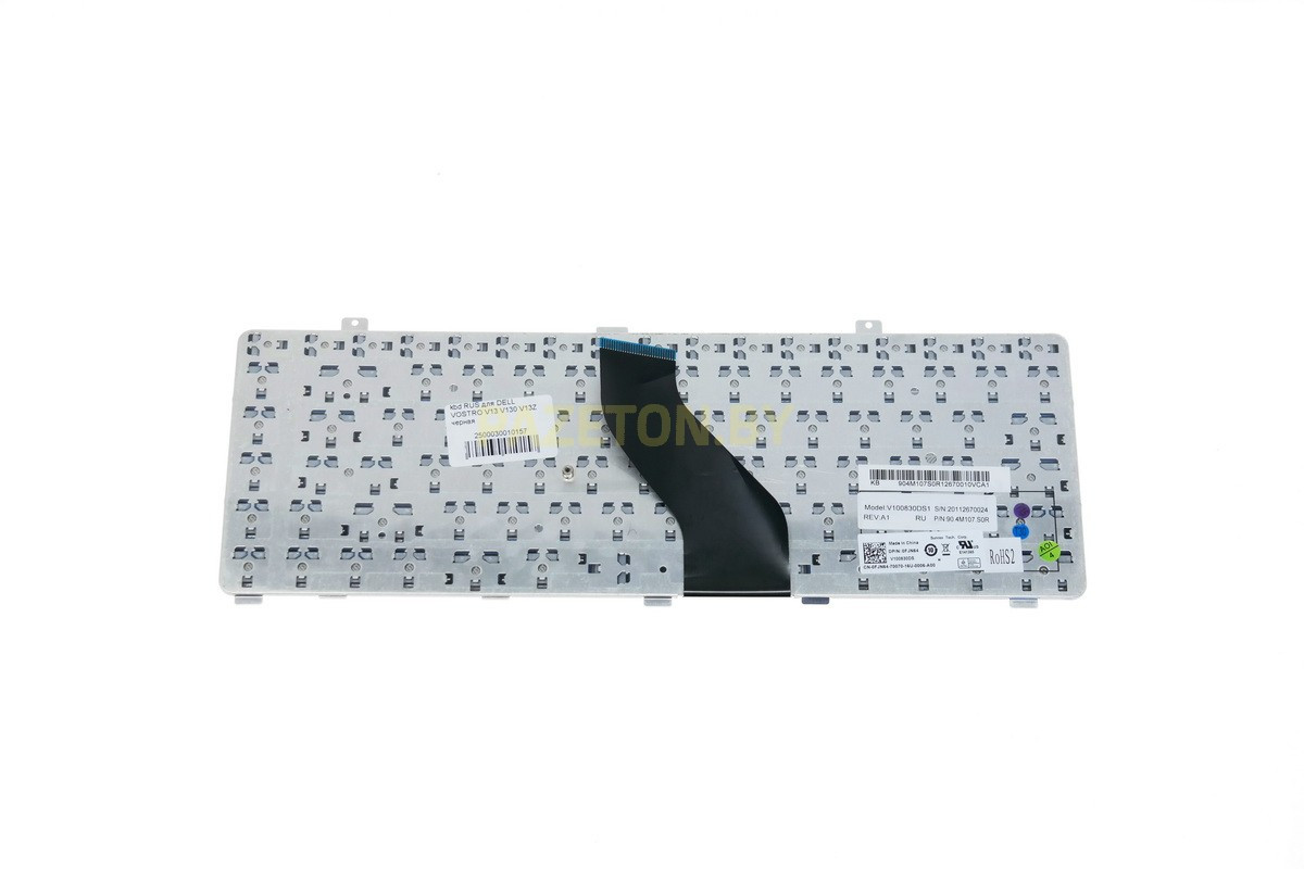 Клавиатура для ноутбука DELL VOSTRO V13 V130 V13Z черная и других моделей ноутбуков - фото 2 - id-p94238879