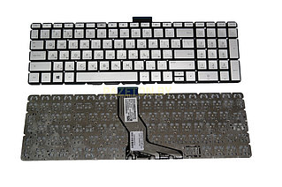 Клавиатура для ноутбука HP 15-bs 250G6 17G-BR small enter Серебристая