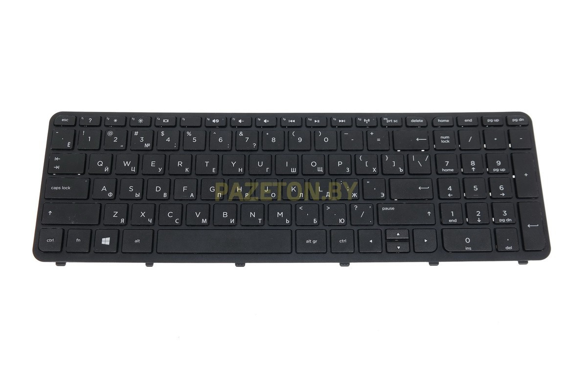Клавиатура для ноутбука HP 350 G1 355 G1 черная в рамке и других моделей ноутбуков
