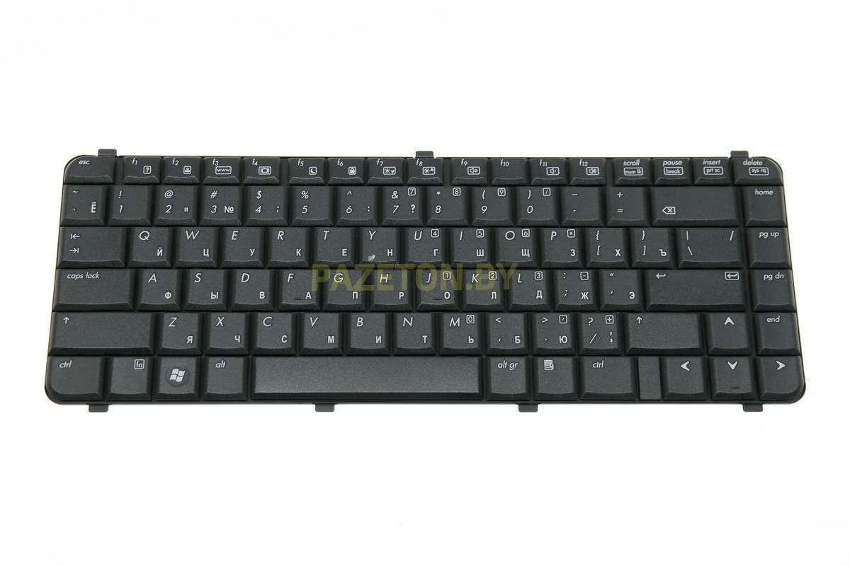 Клавиатура для ноутбука HP COMPAQ 6720 6520s 540 500 черная и других моделей ноутбуков