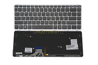 Клавиатура для ноутбука HP EliteBook Folio 1040 G1 1040 G2 Черная с подсветкой