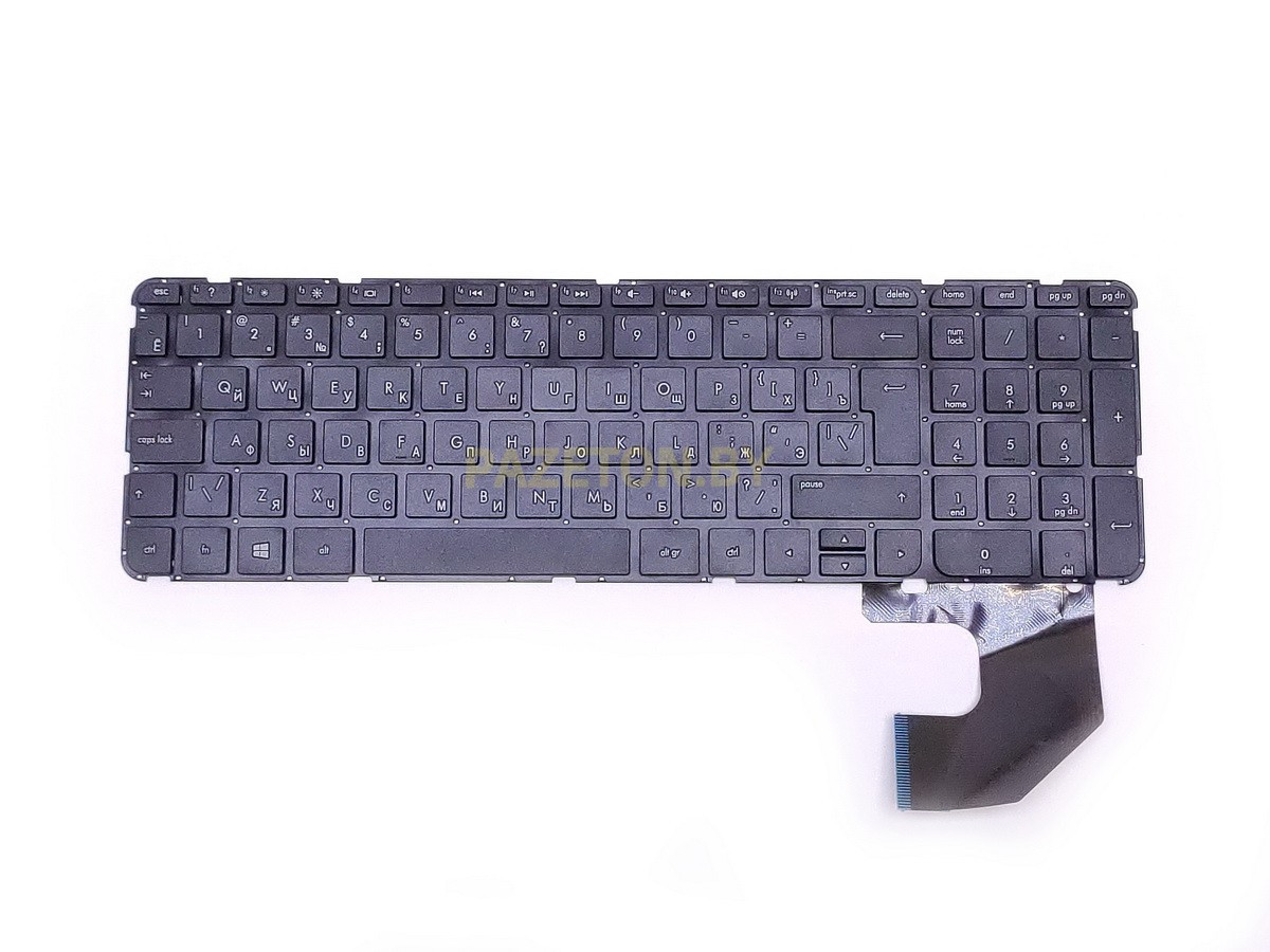 Клавиатура для ноутбука HP Pavilion 15 черная ( hp 15-B ) Без рамки Вертикальный Enter и других моделей