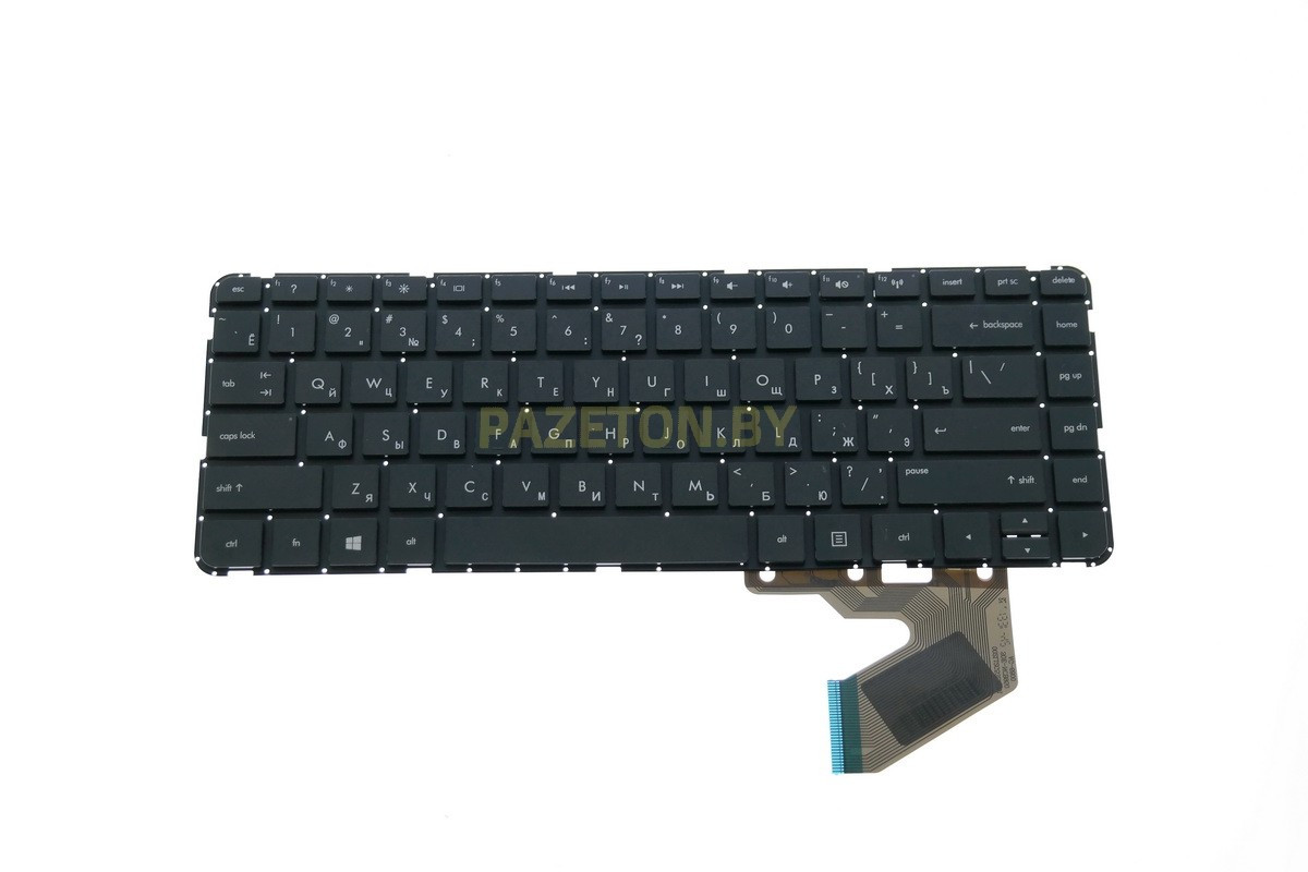 Клавиатура для ноутбука HP Pavilion 14-b черная и других моделей ноутбуков