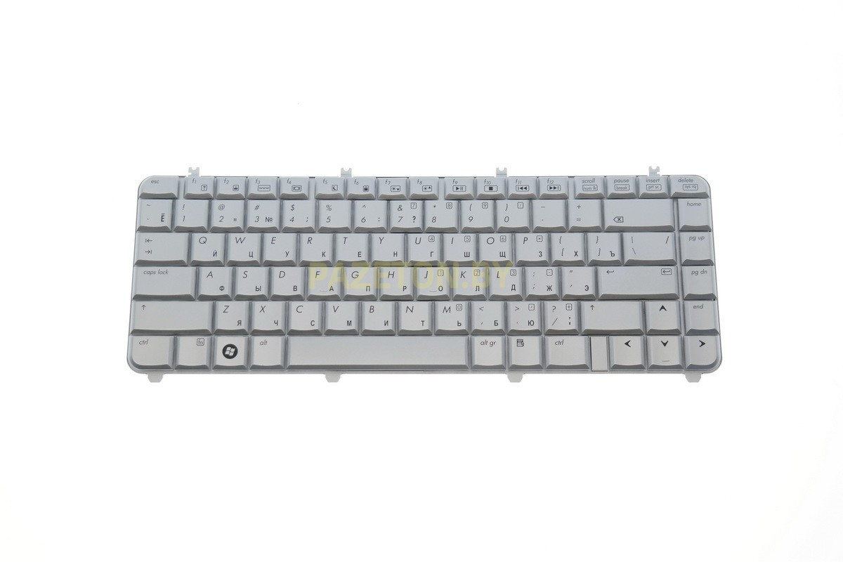 Клавиатура для ноутбука HP Pavilion DV5 DV5-1000 серебристая и других моделей ноутбуков