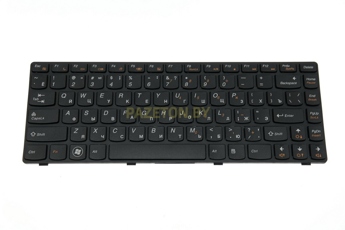 Клавиатура для ноутбука LENOVO B480 G480 черная и других моделей ноутбуков