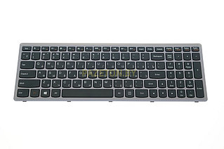 Клавиатура для ноутбука Lenovo LENOVO G500S G505S S510 Z510 S500 Z505 черная в серой рамке и других ноутбуков