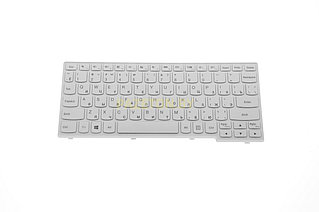 Клавиатура для ноутбука Lenovo LENOVO S206 белая и других моделей ноутбуков