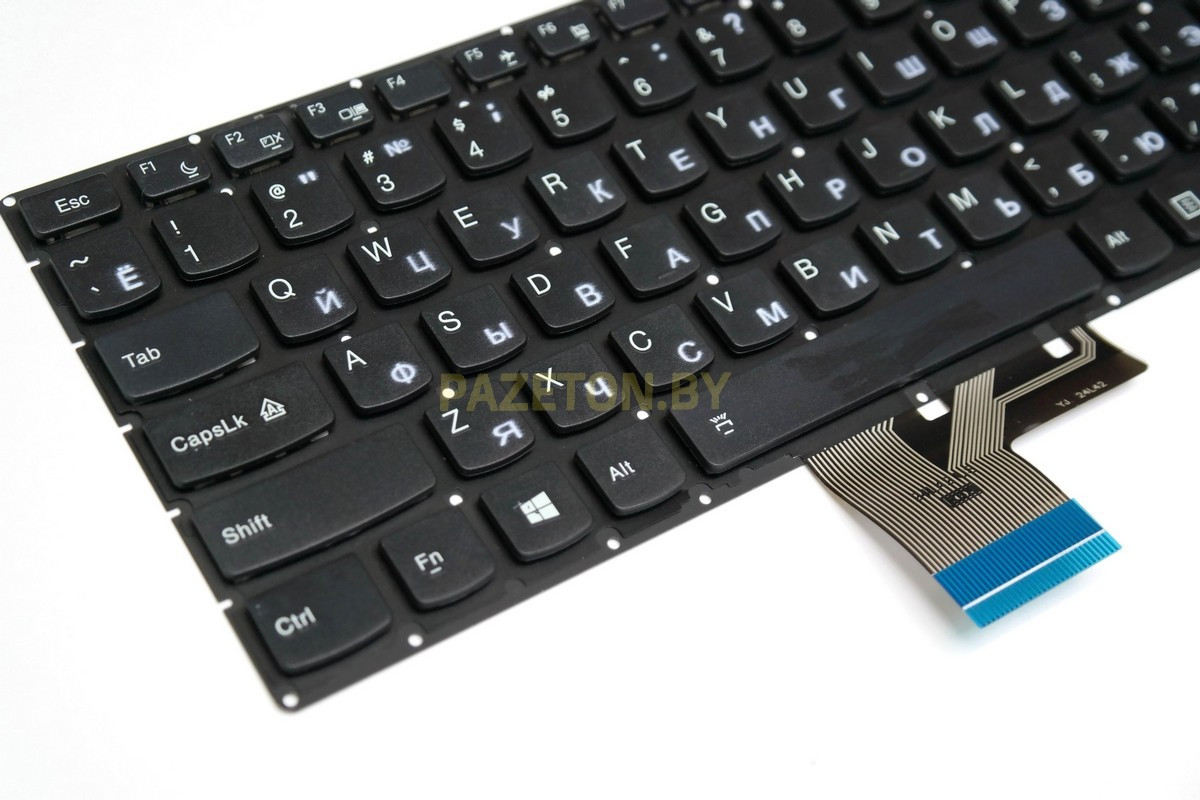 Клавиатура для ноутбука LENOVO Y50-70 Черная - фото 2 - id-p130184976