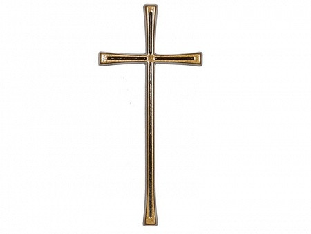 Крест католический 016 (золото) - фото 1 - id-p167555794