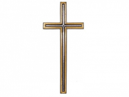 Крест католический 018 (золото) - фото 1 - id-p167555796