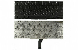 Клавиатура для ноутбука Apple MacBook  A1465 черная, плоский Enter