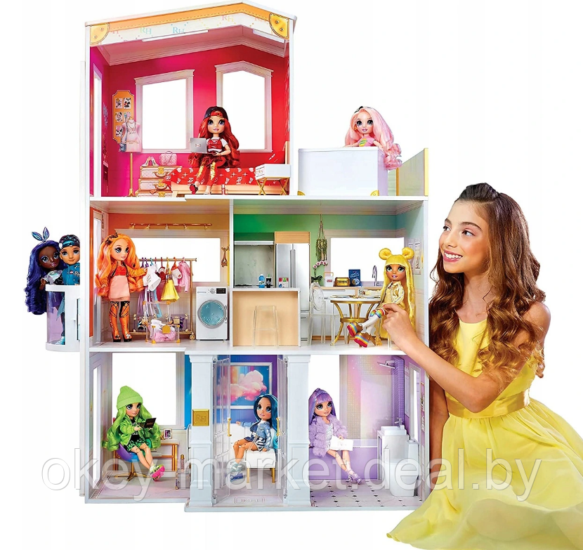 Дом для кукол Рейнбоу Хай Модный Кампус House Rainbow High 574330 - фото 1 - id-p167556391