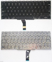 Клавиатура Apple Macbook Air 11,6" A1465, c подсветкой, плоский Enter