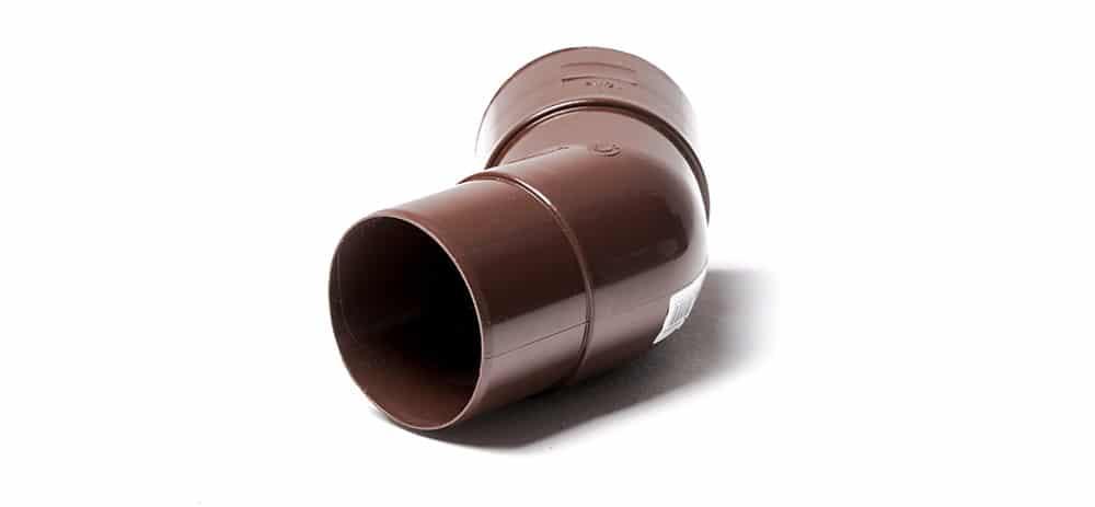 ТН ПВХ колено трубы 135°, коричневый Технониколь - фото 1 - id-p129969512