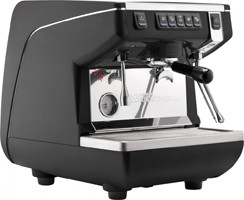 Кофемашина рожковая NUOVA SIMONELLI APPIA LIFE 1GR V 220V высокая группа автомат черная - фото 1 - id-p167558049