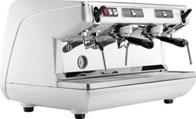 Кофемашина рожковая NUOVA SIMONELLI APPIA LIFE COMPACT 2GR S 220V высокая группа полуавтомат белая