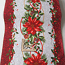 Ткань Рогожка 100% Хлопок "Рождественская звезда", фото 2