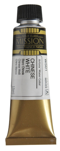 Акварельная краска Mission Gold, chinese white, 15 мл