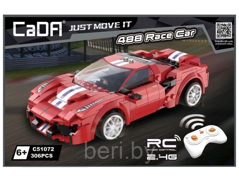 C51072W Конструктор на радиоуправлении CaDa "Ferrari 488", 306 деталей, аналог Lego - фото 7 - id-p167559210