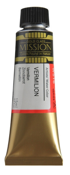 Акварельная краска Mission Gold, vermilion, 15 мл
