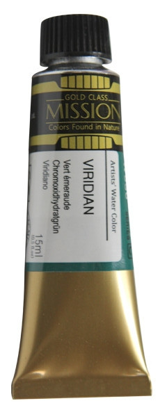 Акварельная краска Mission Gold, viridian, 15 мл