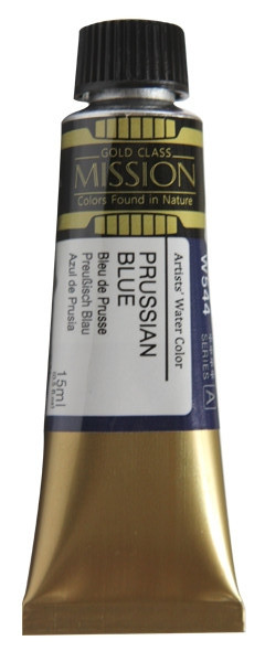 Акварельная краска Mission Gold, prussian blue, 15 мл