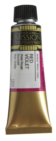 Акварельная краска Mission Gold, red violet, 15 мл