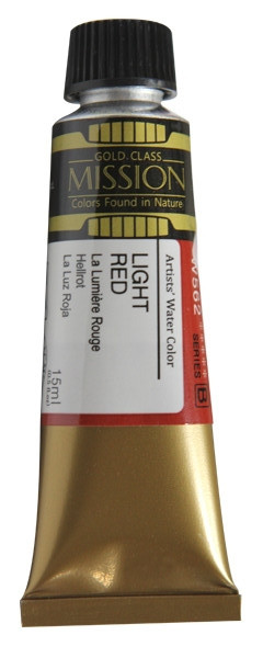 Акварельная краска Mission Gold, light red, 15 мл