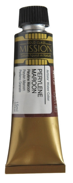 Акварельная краска Mission Gold, perylene maroon, 15 мл