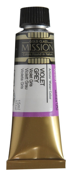 Акварельная краска Mission Gold, violet grey, 15 мл