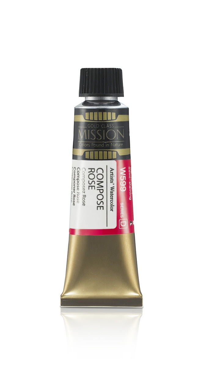 Акварельная краска Mission Gold, compose rose, 15 мл