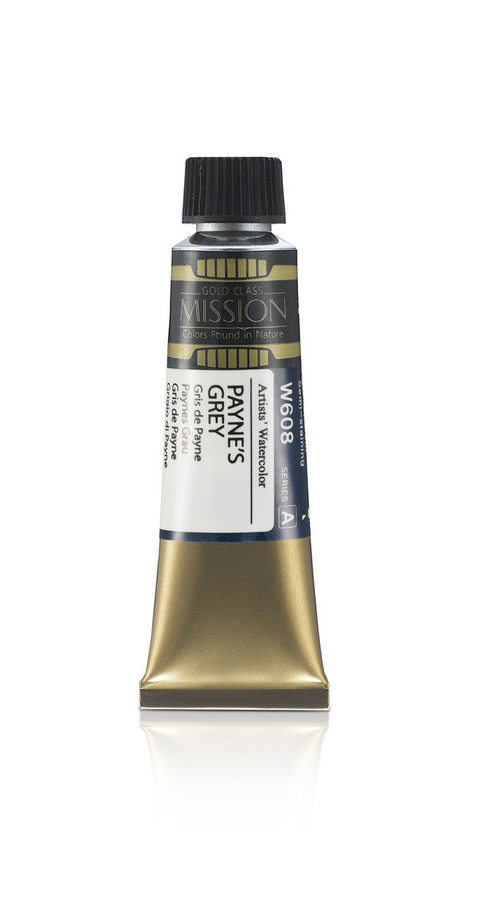 Акварельная краска Mission Gold, paynes grey, 15 мл