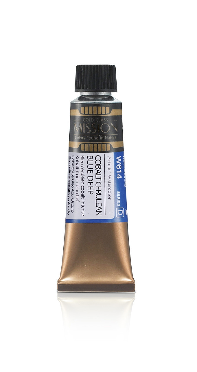 Акварельная краска Mission Gold, cobalt cerulean blue deep, 15 мл