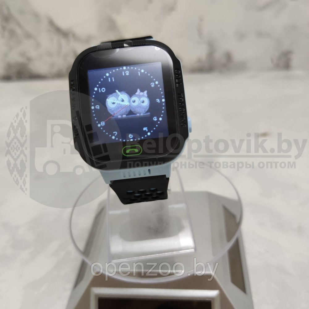 Детские GPS часы (умные часы) Smart Baby Watch Q528 Черные с голубым - фото 2 - id-p105333736