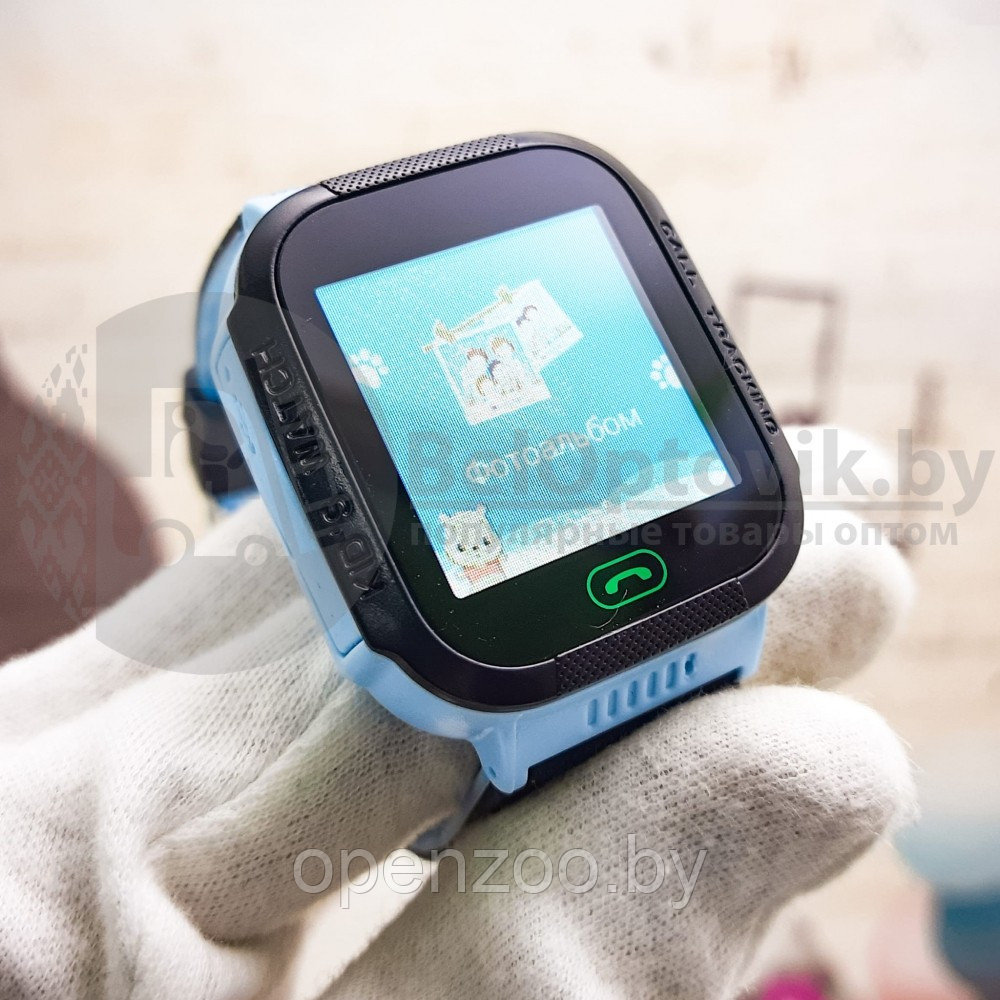 Детские GPS часы (умные часы) Smart Baby Watch Q528 Черные с голубым - фото 7 - id-p105333736