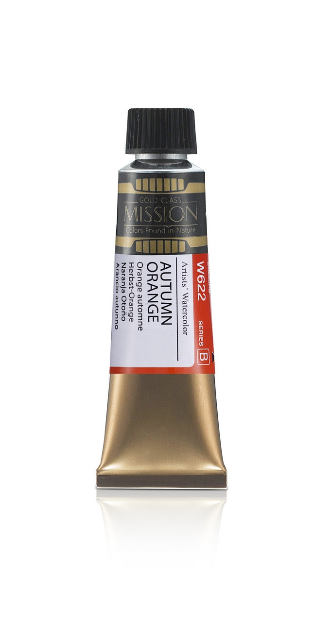 Акварельная краска Mission Gold, autumn orange, 15 мл
