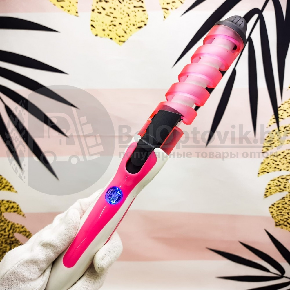 Профессиональная плойка для волос NOVA Professional Hair Curler NHC-5322 (5311) Розовая - фото 2 - id-p119210065