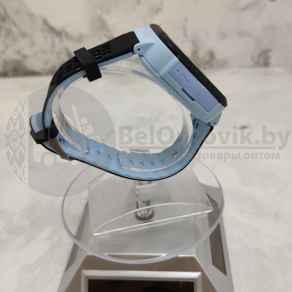 Детские GPS часы (умные часы) Smart Baby Watch Q528 Черные с голубым - фото 3 - id-p105333523