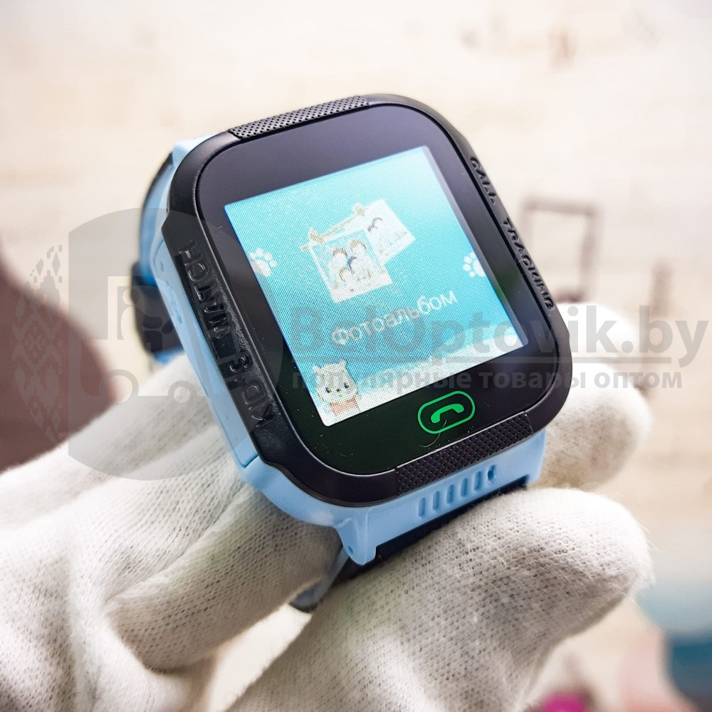 Детские GPS часы (умные часы) Smart Baby Watch Q528 Черные с голубым - фото 7 - id-p105333523