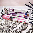 Профессиональная плойка для волос NOVA Professional Hair Curler NHC-5322 (5311) Фиолетовая, фото 7