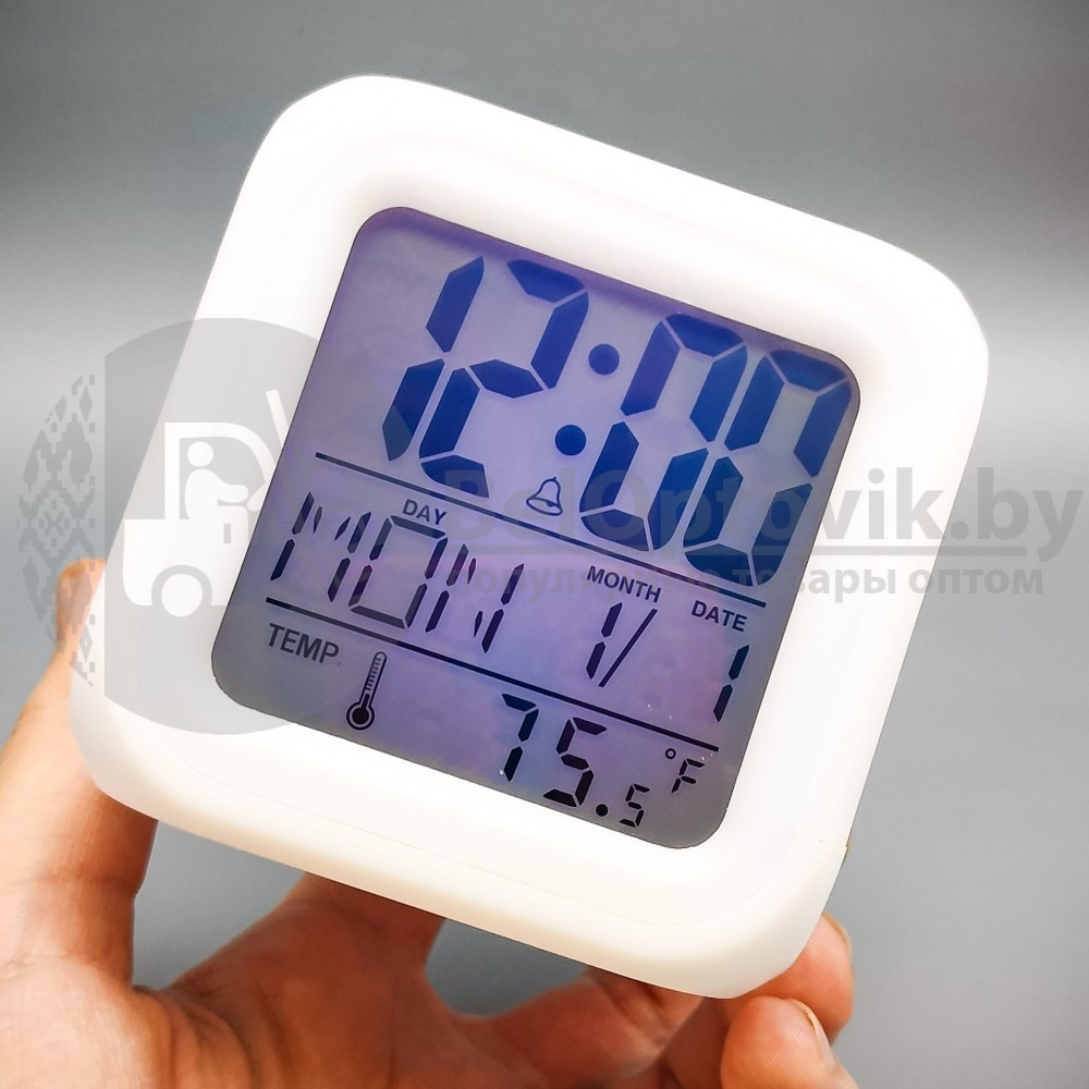 Часы хамелеон MoodiCare Clock с функцией будильника - фото 4 - id-p153788664