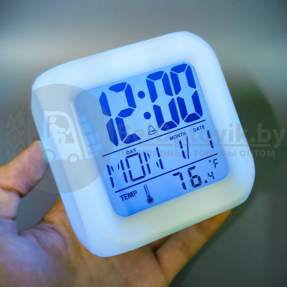 Часы хамелеон MoodiCare Clock с функцией будильника - фото 5 - id-p153788664
