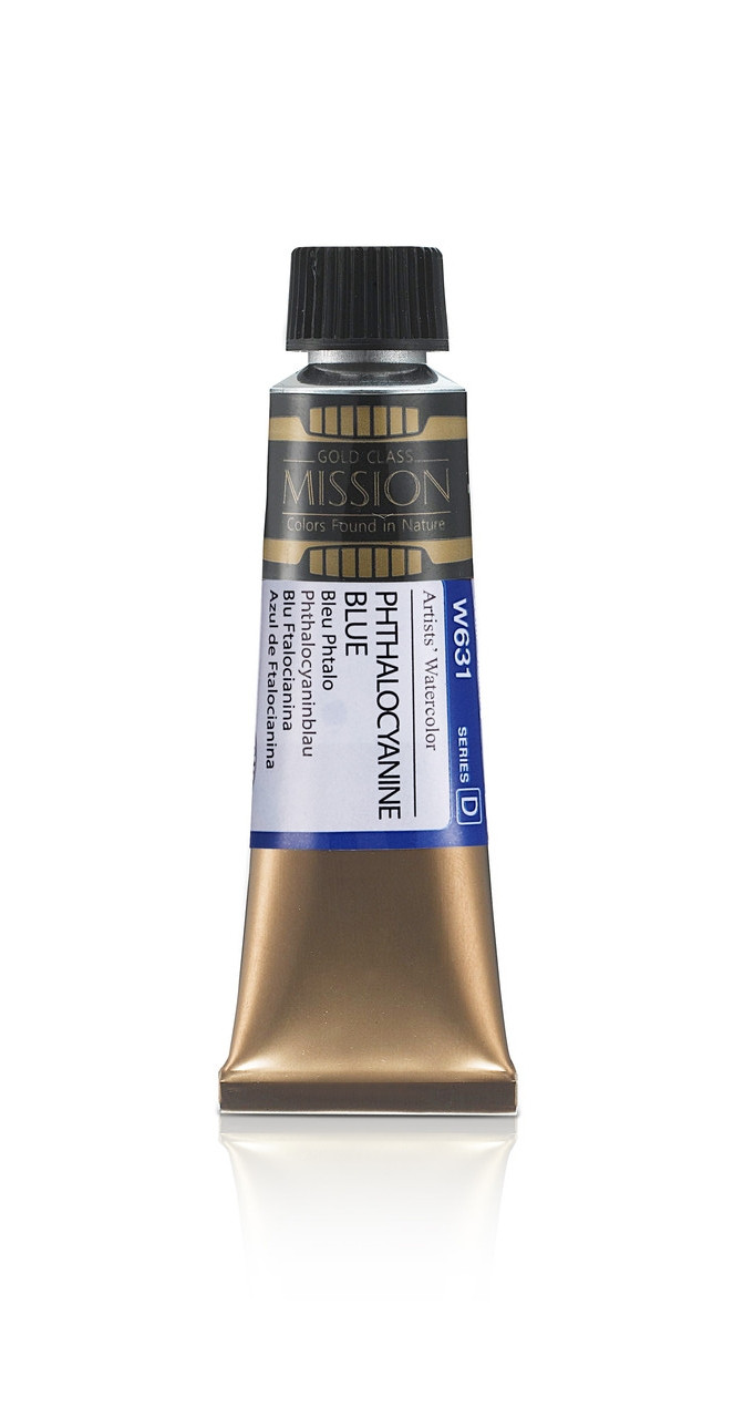Акварельная краска Mission Gold, phthalocyanine  blue, 15 мл