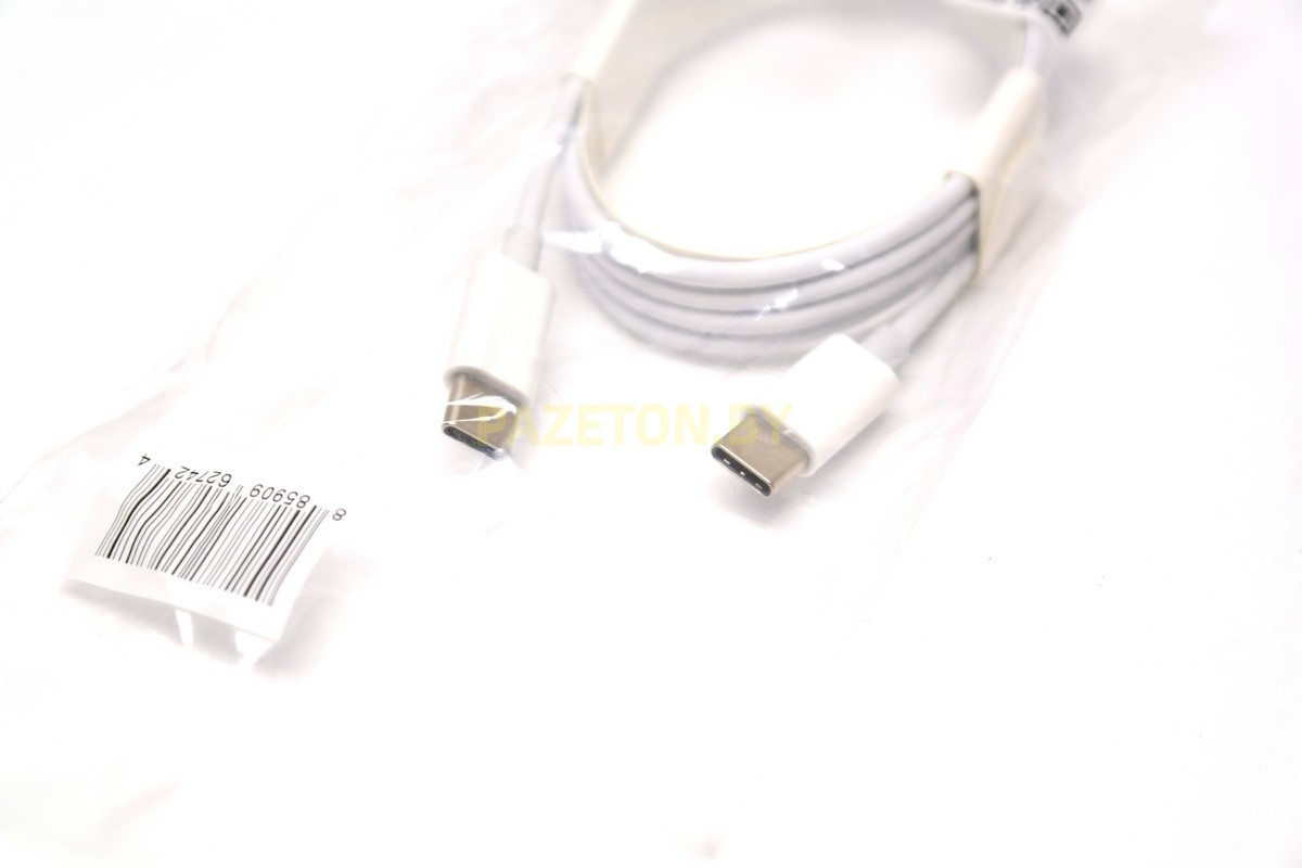 Дата-кабель USB-TYPE C 1 метр Белый - фото 1 - id-p159802427