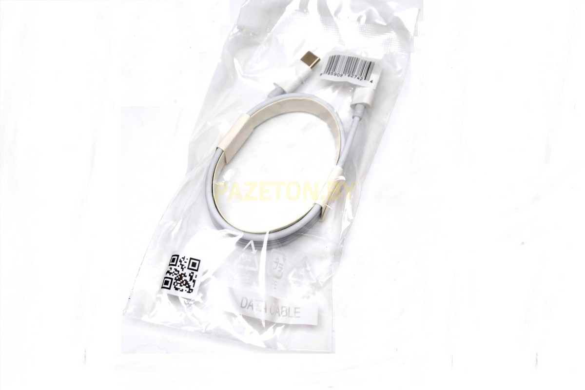 Дата-кабель USB-TYPE C 1 метр Белый - фото 2 - id-p159802427