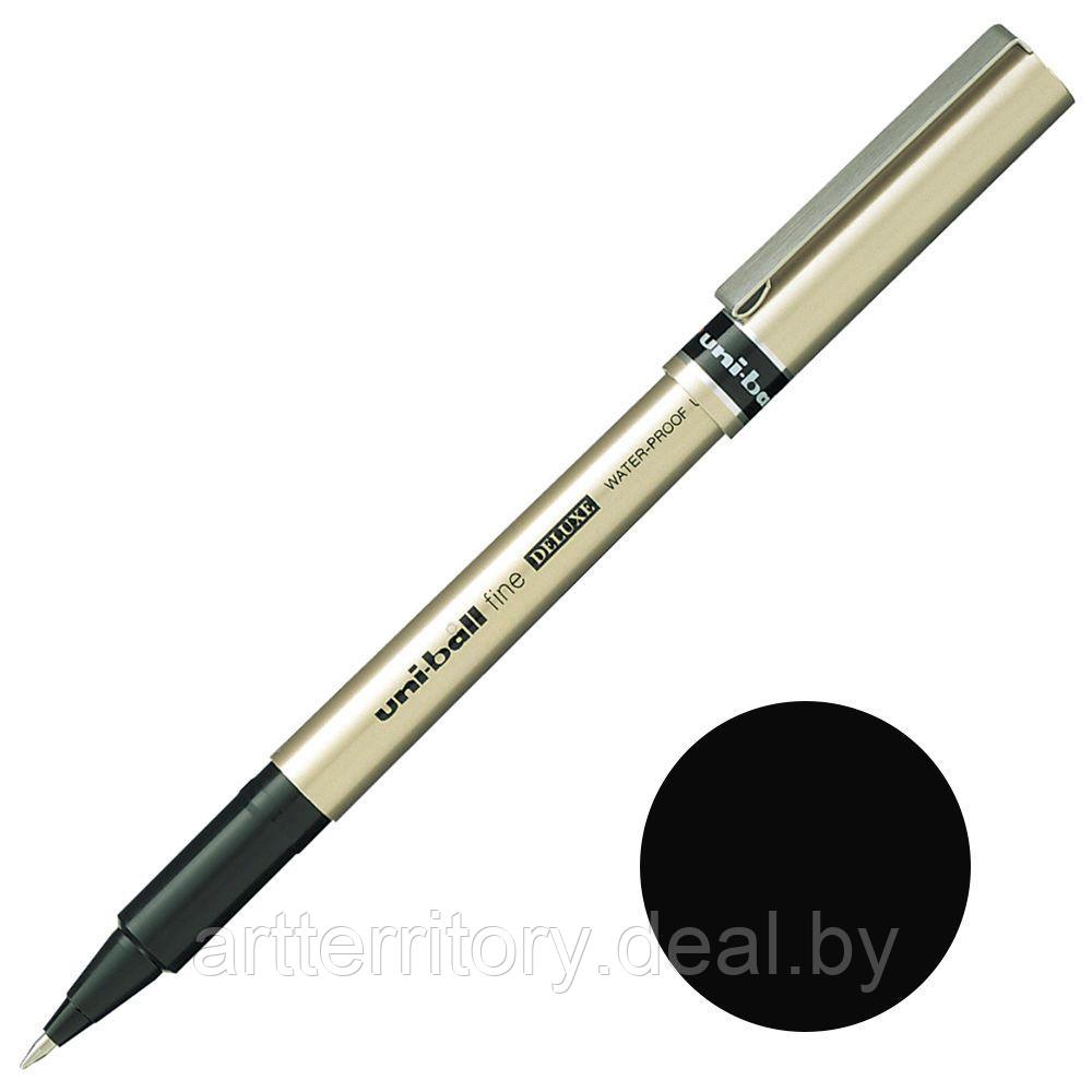 Ручка-роллер FINE DELUXE (0.7 мм) (Черная) - фото 1 - id-p167566378
