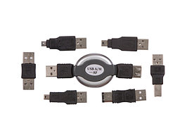 Набор USB  6 переходников + удлинитель  (тип3)  REXANT