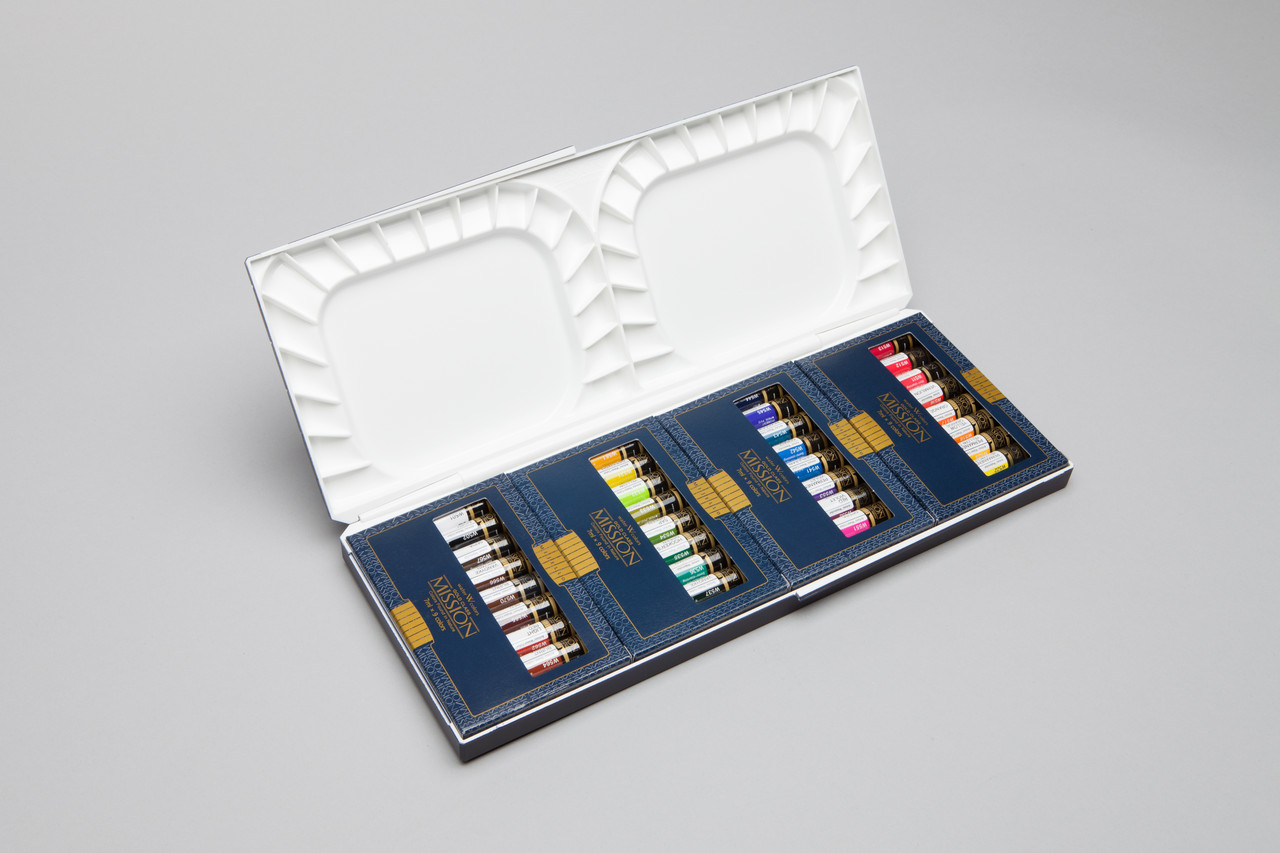 Набор акварельных красок Mission Gold 7 мл 36 цветов с палитрой Handy Palette - фото 3 - id-p167569806