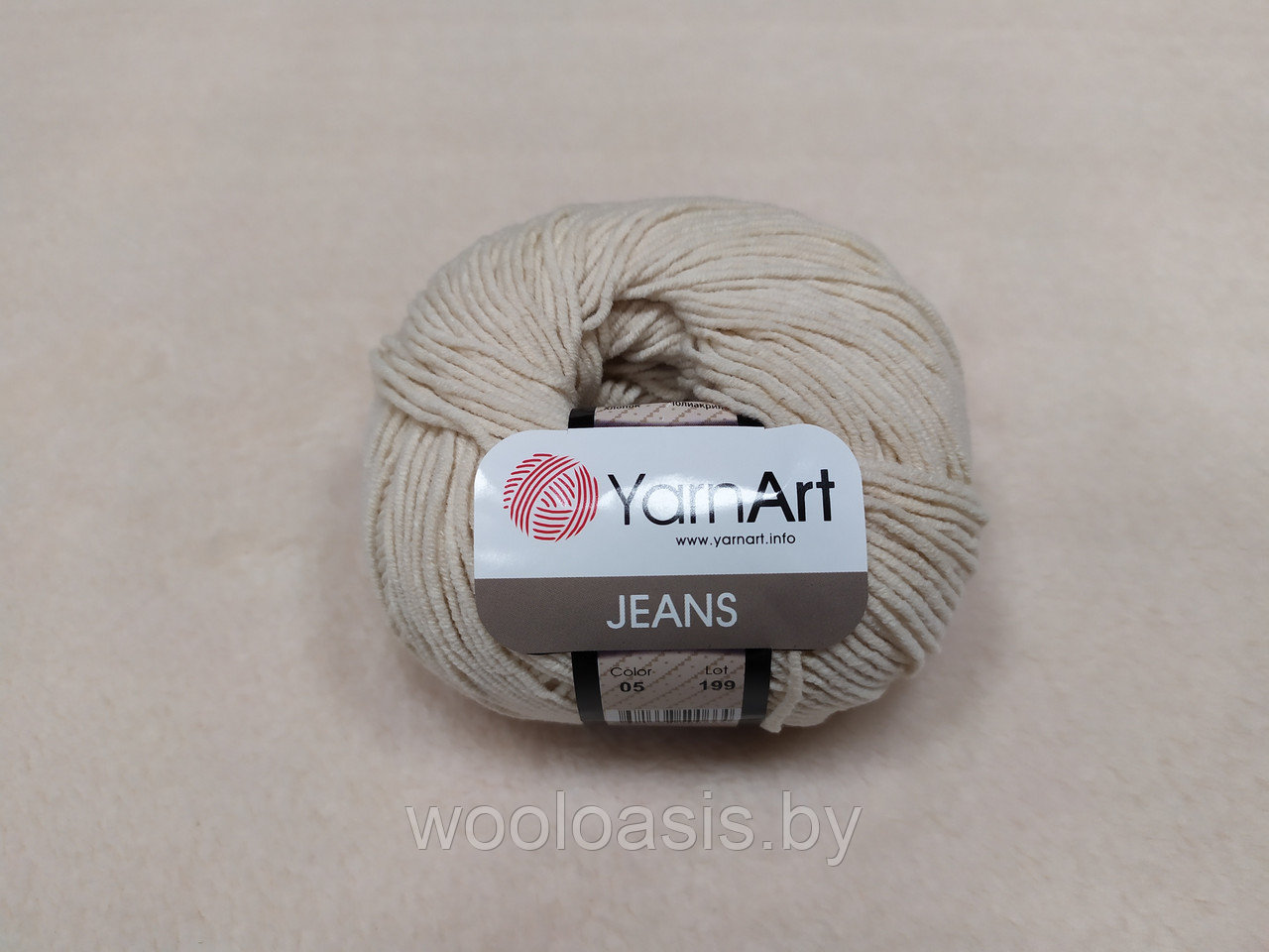 Пряжа YarnArt Jeans (цвет 05) - фото 1 - id-p167570147