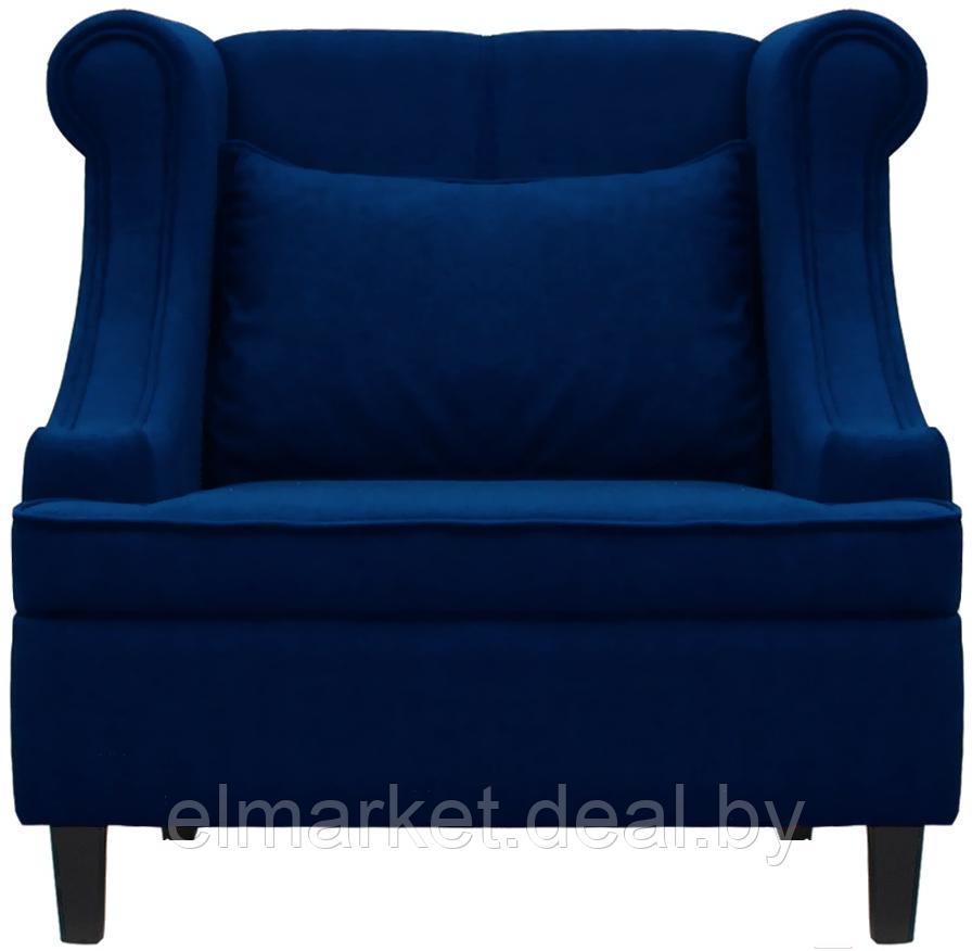 Кресло Бриоли Людвиг В69 синий - фото 1 - id-p167581901